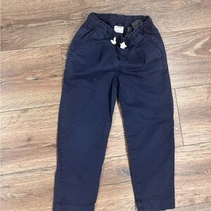 Zara Kids Navy and Tan Casual Pants Set
